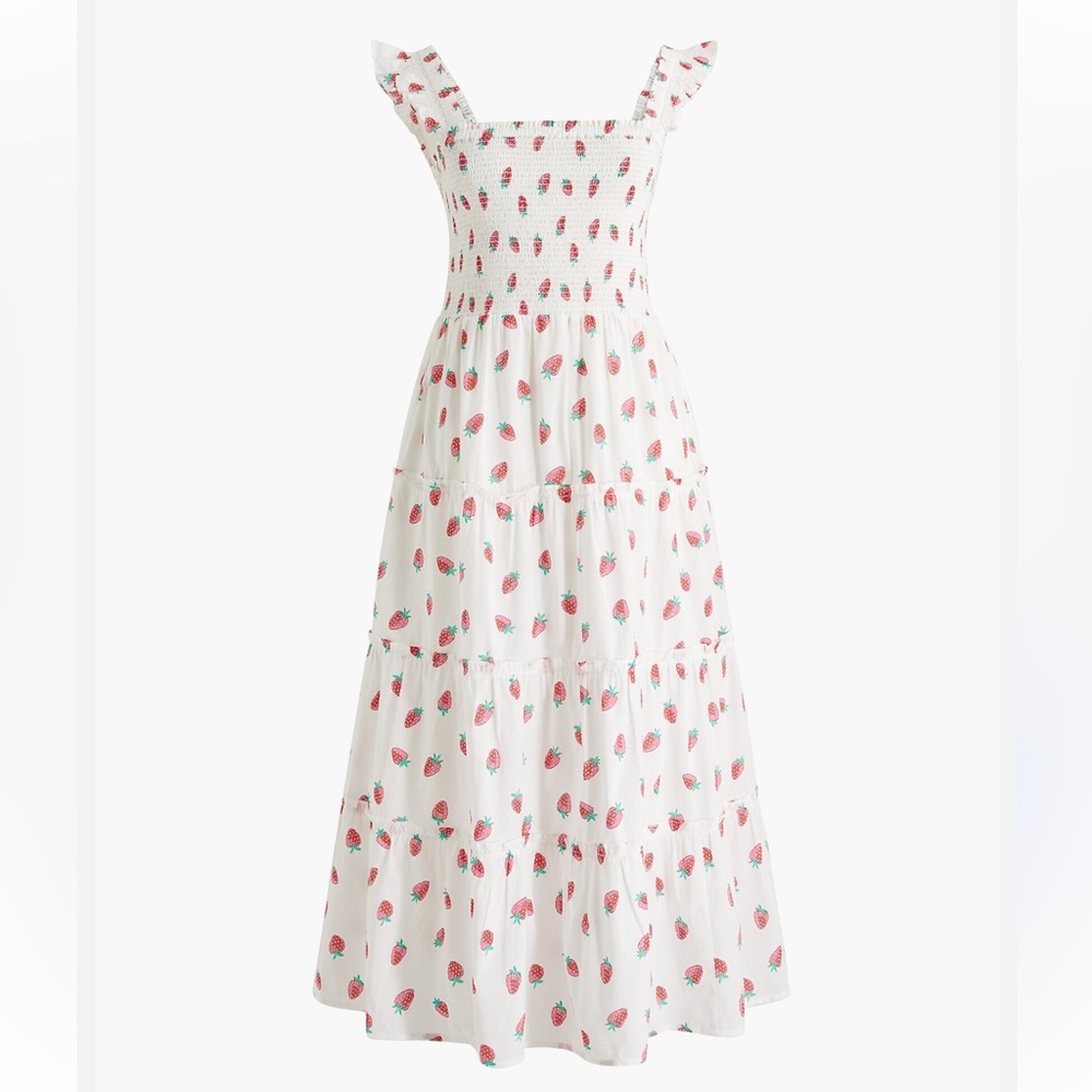 Jcrew strawberry dress